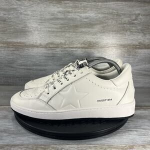 Vintage Havana Women’s Serenity Pure White Leather Star Sneakers Size 11